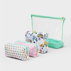 Roller Rabbit Kids Multi-Color Pouch Set